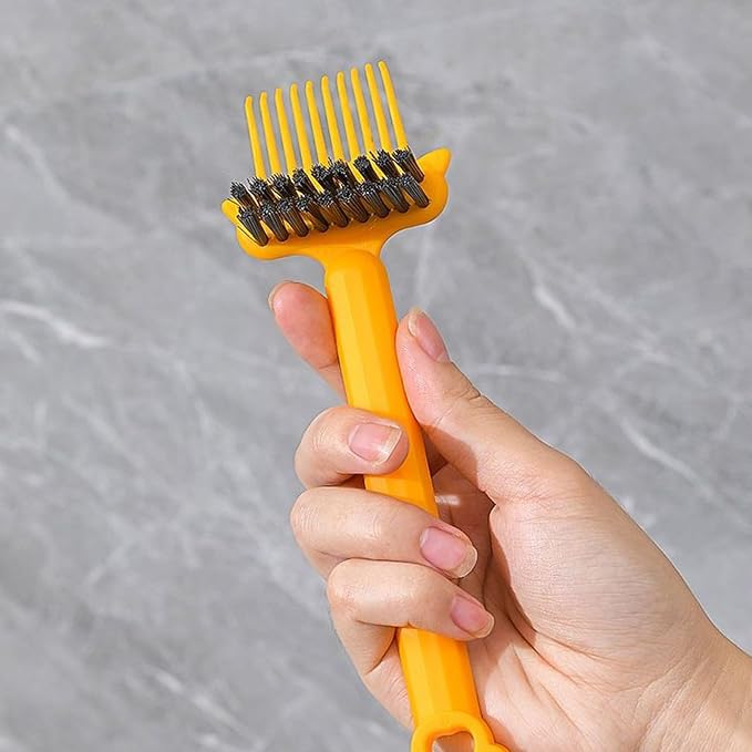 4pcs brush cleaning tools, comb cleaning brush cleaner, portable comb cleaner for men's and women's family travel salons to remove hair and dust (black, green, gray, yellow)