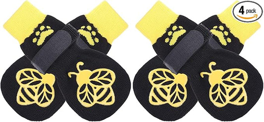 EXPAWLORER Anti Slip Dog Socks to Prevent Licking Paws, Dog Shoes for Hot Pavement, Dog Booties for Small Medium Large Senior Dogs, Traction Control Boots & Paw Protectors for Hardwood Floors
