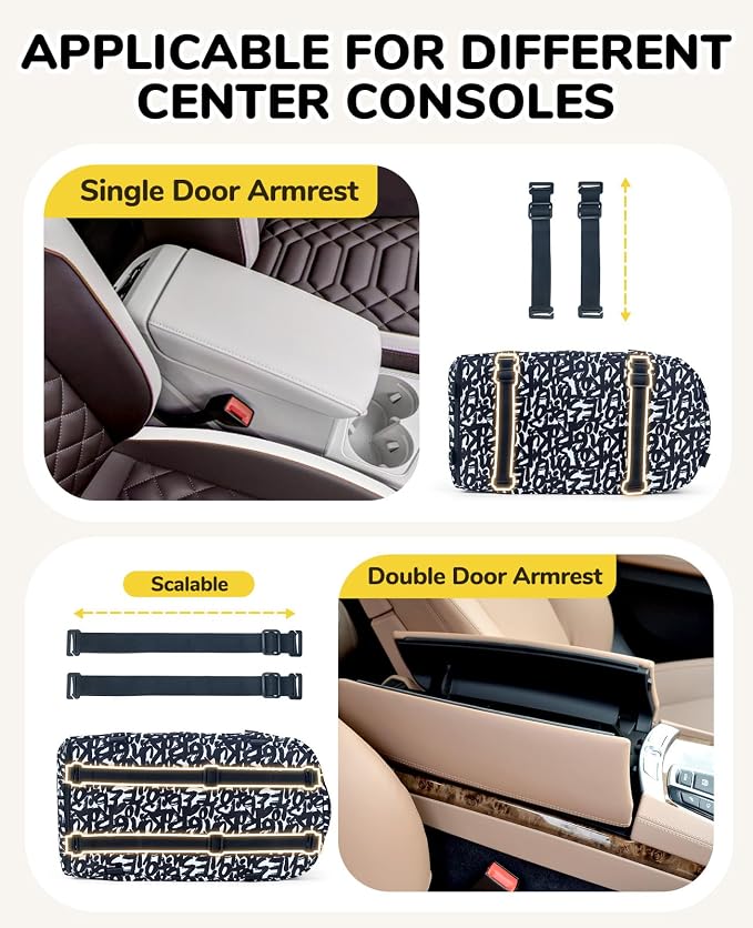 BurgeonNest Center Console Dog Car Seat for Small Dogs up to 9 lbs (Graffiti)