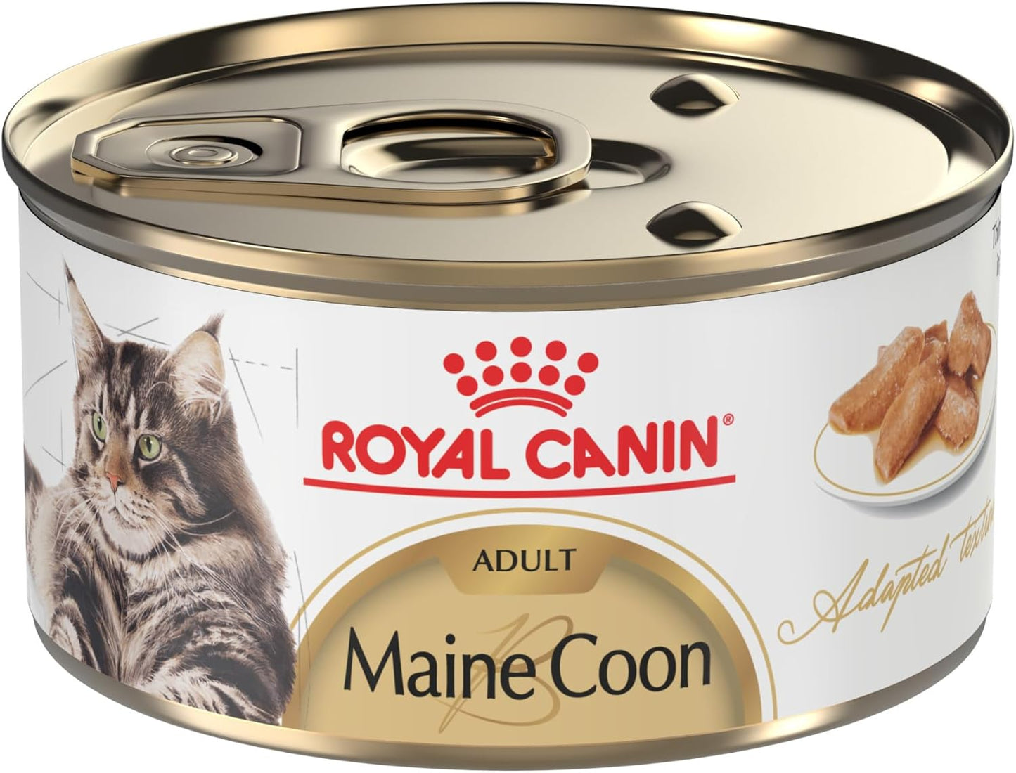 Royal Canin Feline Breed Nutrition Maine Coon Adult Thin Slices in Gravy Canned Cat Food, 3 oz can (24-count)