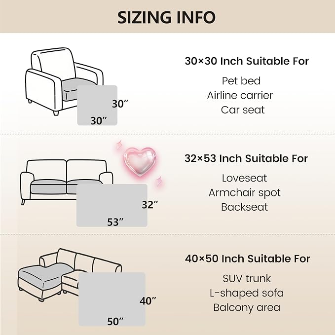 gogobunny 3X Stronger Waterproof Pet Blanket, Scratch Proof Furniture Protector for Dogs Cats, Reversible Cover 40x50 Inch, Dark Chocolate