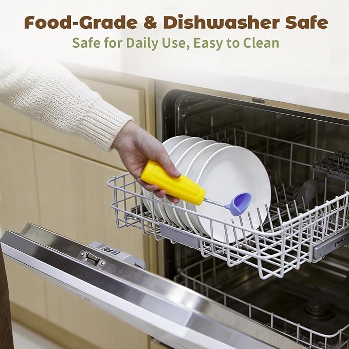 Anti-Tremor Spill Shield Spoon for Hand Tremors Parkinsons, Weighted Adaptive Utensils with Large Enclosed Scoop, Ergonomic Non-Slip Handle, Dishwasher Safe (Yellow, Forward-Tilt)