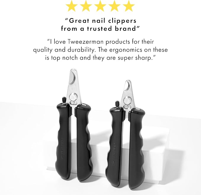 Tweezerman Large Nail Clippers for Pets - Manual Professional Nail Trimmer