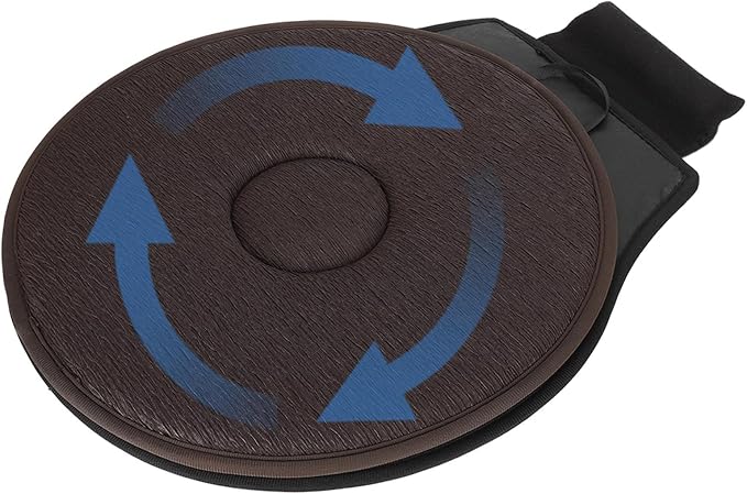 360° Swivel Seat Cushion, Rotating Car Seat Pad with Non-Slip Base, Portable Pivot Disc for Easy Transfer, Comfortable Cushion for Elderly, Pregnant & Mobility Aid