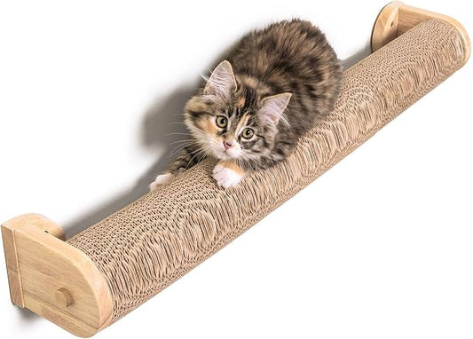 Floating Cat Shelf & Perch – Wall-Mounted Climbing Furniture for Cats - Moonbeam Path | Ascentials by FurHaven