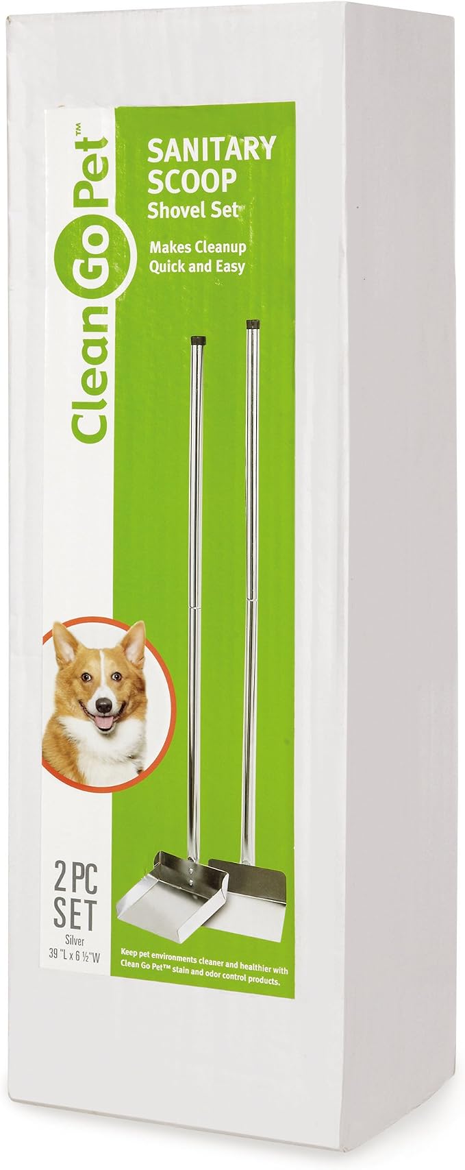 Sanitary Dog Poop Scooper, 36” Length