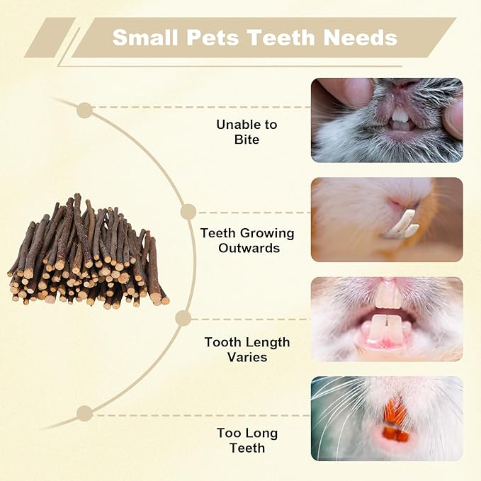 900g Apple Sticks Wood Chew Sticks Toys for Rabbits Chinchillas Guinea Pigs Hamsters Bunny Molar Chew Treats Toys for Teeth, Small Animals Snacks