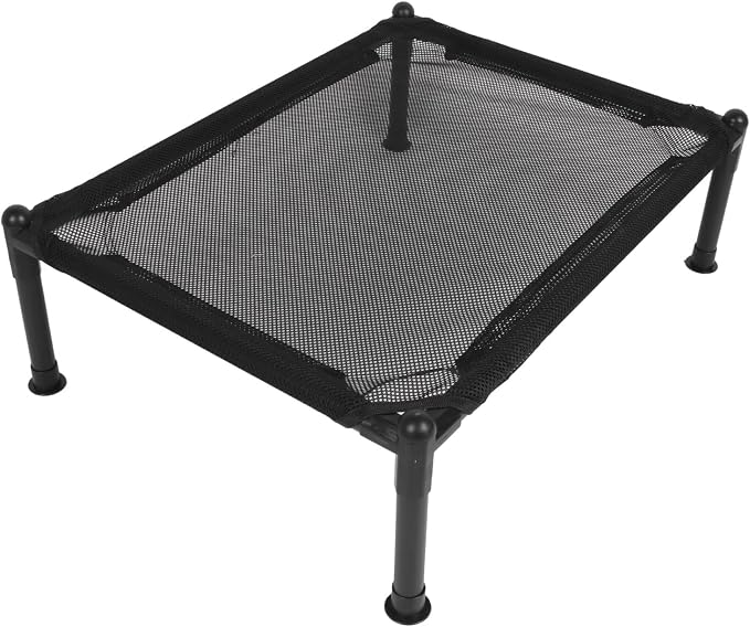ANGGREK Elevated Dog Bed, Comfortable Metal Frame Multipurpose All Seasons Universal Strong Load Bearing Outdoor Elevated Dog Bed for Outdoor (Small)