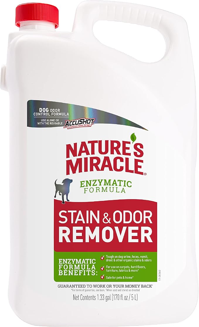 Nature's Miracle 1 Gal Severe Dog Stain Eliminator and 1.33 Gal Dog Stain Odor Remover Bundle