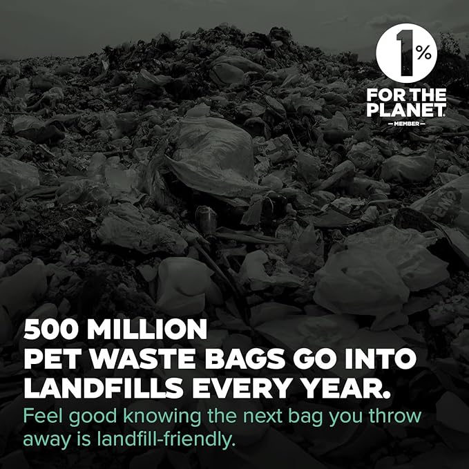 Doggy Do Good Next Pet Waste Bags for Dog Poop, Landfill Friendly, Recycled Plastic, Unscented, Leakproof, Strong, Thick, Earth Friendly, 240 Count