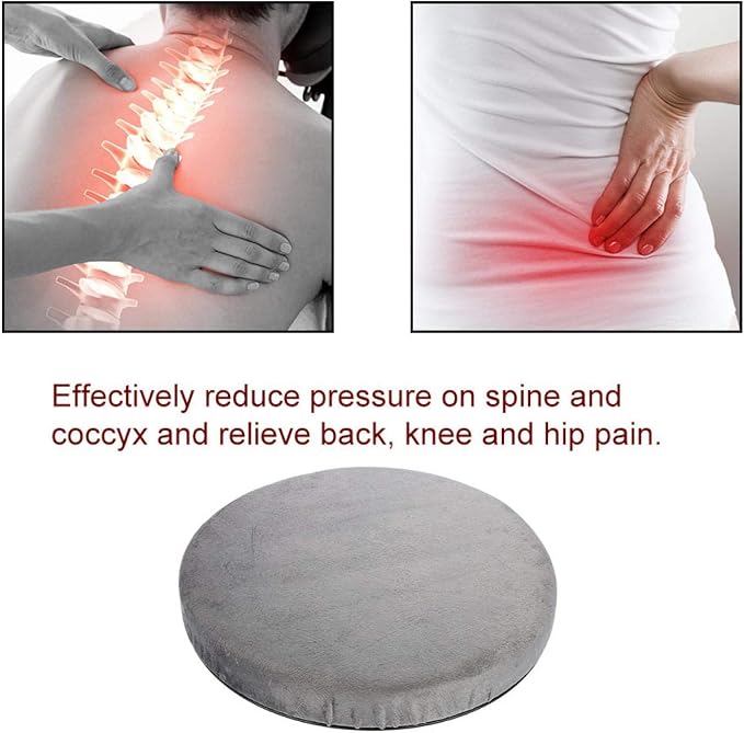 ZJchao Rotating Car Swivel Seat, 360° Rotation Skidproof Car Seat Cushion Convenient for Pregnant Women or People with Reduced Mobility, Sitting or Standing, Comfort Antiskid Office Home