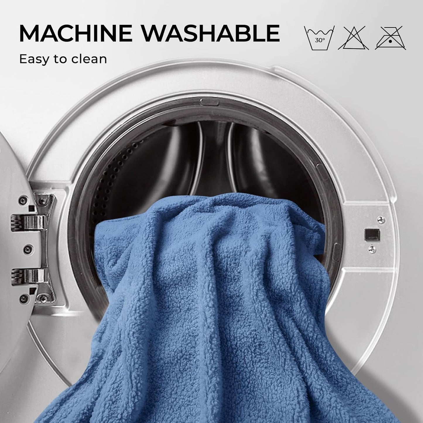 Luciphia 1 Pack 3 Calming Dog Blanket Fluffy Premium Fleece Pet Blankets Soft Sherpa Throw for Dogs Puppy Cat Beige/Pink/HazeBlue Small (23" x16")