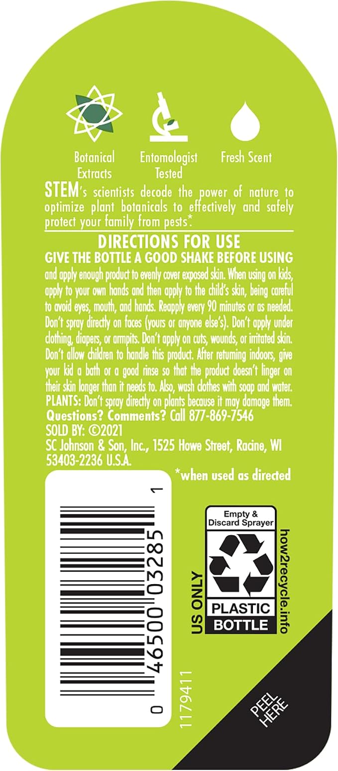STEM Repels Mosquitoes: Mosquito Repellent Spray With Botanical Extracts; 4 fl oz (Pack Of 1)