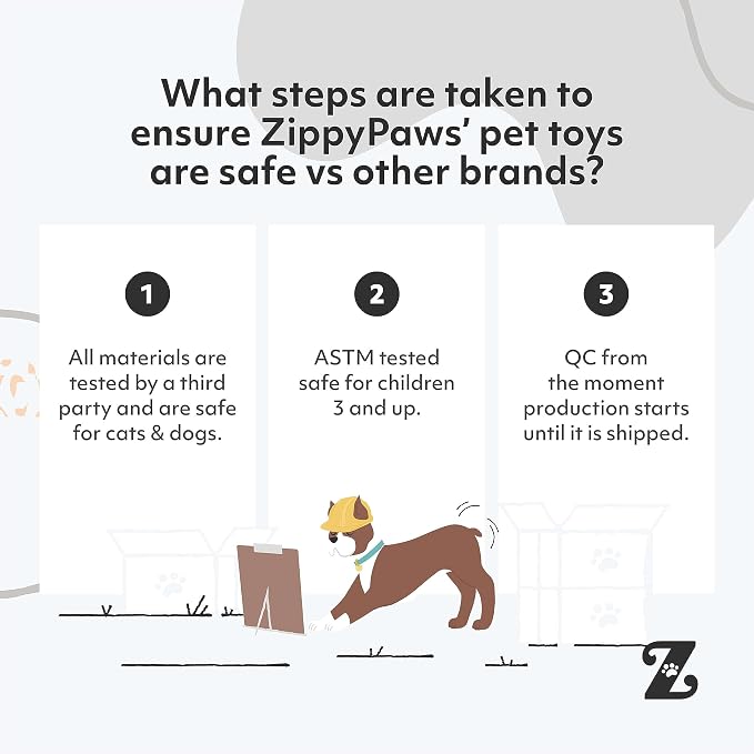 ZippyPaws Burrow- Interactive Dog & Puppy Toys for Boredom, Stimulating Pet Products to Keep them Busy, Hide & Seek Plush Dog Puzzles, Squeaky Enrichment for Small, Medium, & Large Dogs- Boba Milk Tea