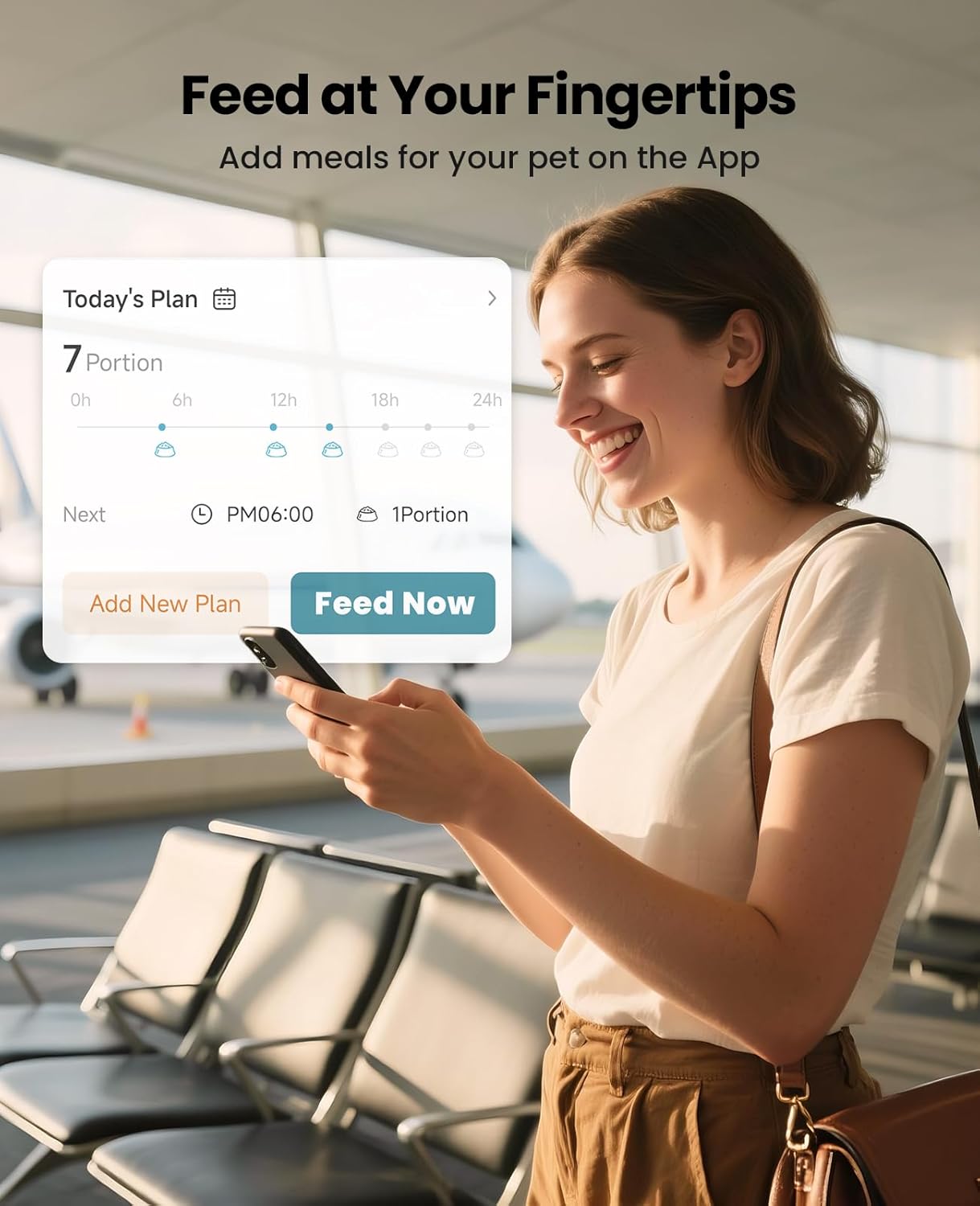 oneisall Cordless WiFi Automatic Cat Feeder, Tasty S2 Pro Rechargeable 100-Day Battery Operated Pet Feeder, 12 Cups/3L Timed Cat Food Dispenser for Large Kibble, Smart App Control (Black)