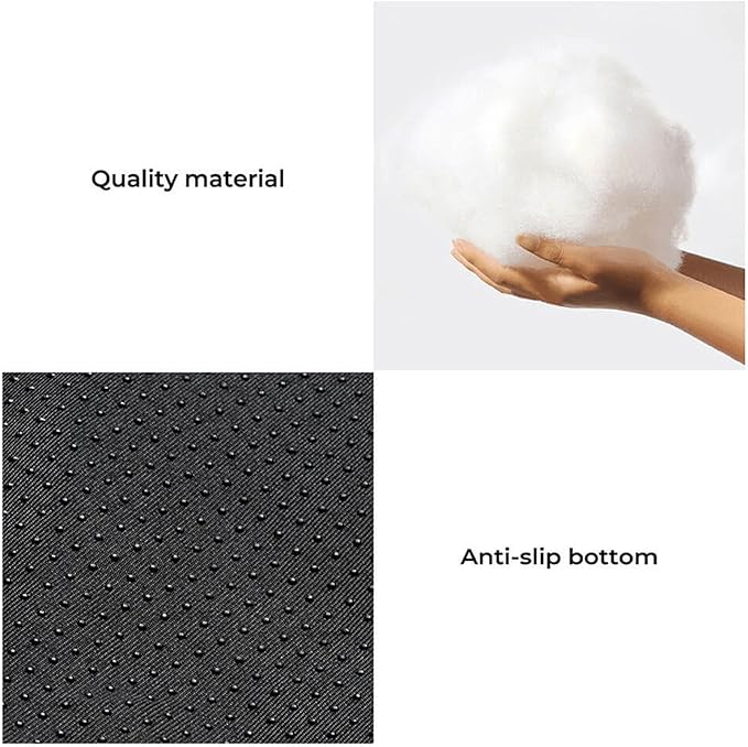 FUNNY FUZZY Dog Couch Bed, Calming Washable Cat Sofa Bed Protector Pets Mat for Small Dogs and Cats, Coffee, 27"×22"×4.7"