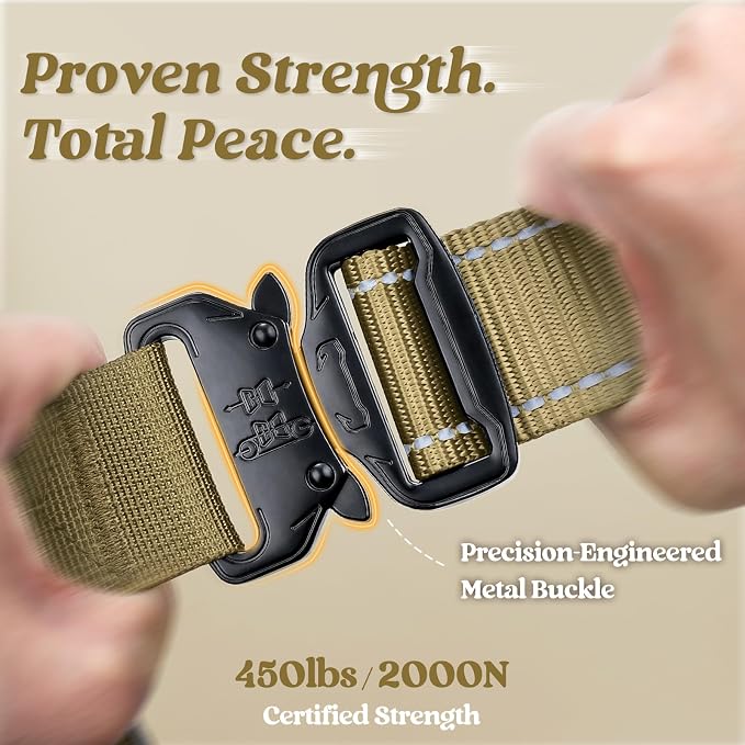 rabbitgoo Tactical Dog Harness X-Large, Heavy Duty Military No Pull Vest | Sturdy Metal Buckles, 5 Adjustments, Molle System, Powerful Pullers for Training, Hunting, Outdoor, Brown Reflex, X-Large