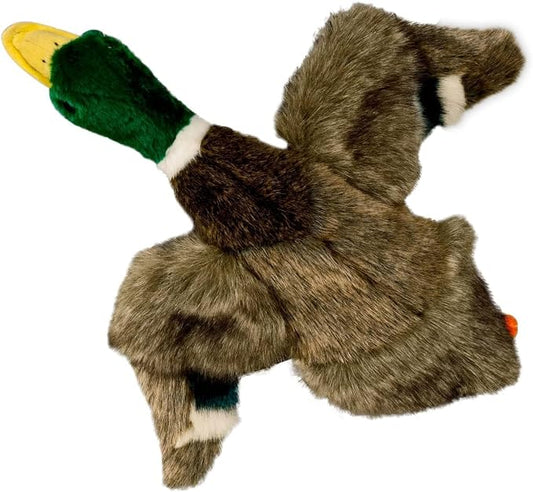 ALL FOR PAWS Duck Squeaky Doy Toy, Duck Dog Toy for Medium Large Breed, Puppy Fetch Toy with Squeaker, Plush Chew Dog Toy, 18 x 9.1 x 3.9 inches, Classic - Mallard L
