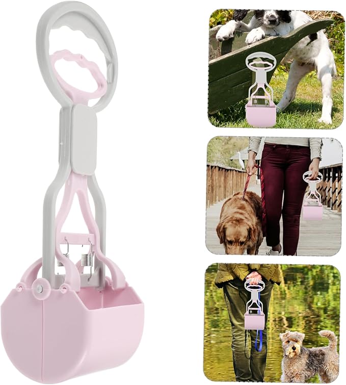 BESPORTBLE Dog for Large Dogs Reusable Poop Scooper Heavy Duty Dog Waste Scooper Dog Poop Scoop Long Handle Pet Waste Pickup