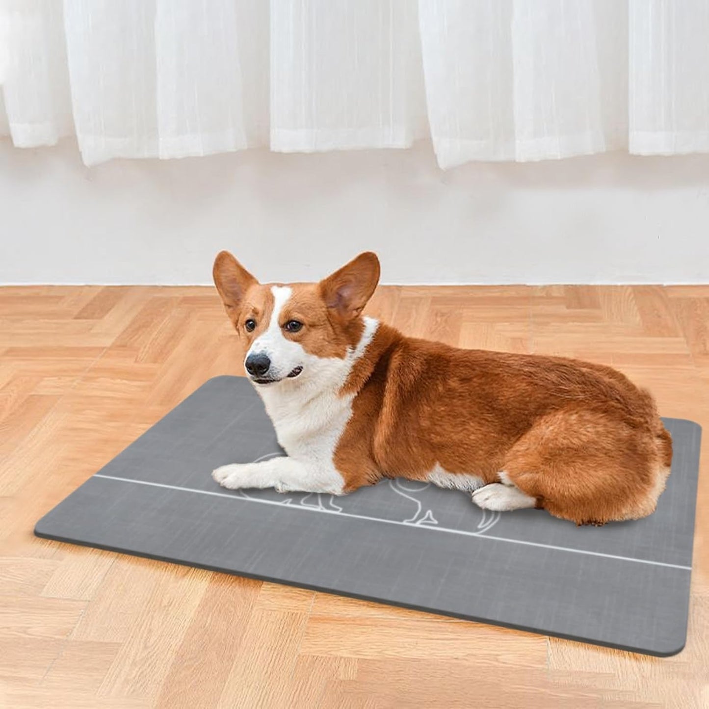 Le courant Dog Bowl Mats, Cat Feeding Mat, Non-Slip Super Absorbent,No Stains Quick Dry Dog Water Dispenser.for Messy Drinkers.Easy Clean.Dog & Cat