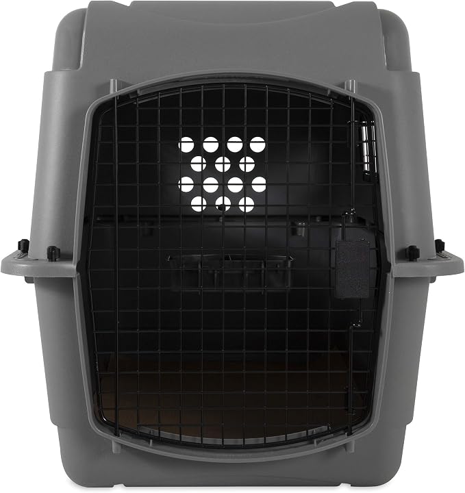 Petmate Sky Kennel - For Air and Travel, Airline Compliant Dog Crate for Pets 30-50 lbs, Heavy Duty Dog Kennel, Made in the USA- 32 Inches