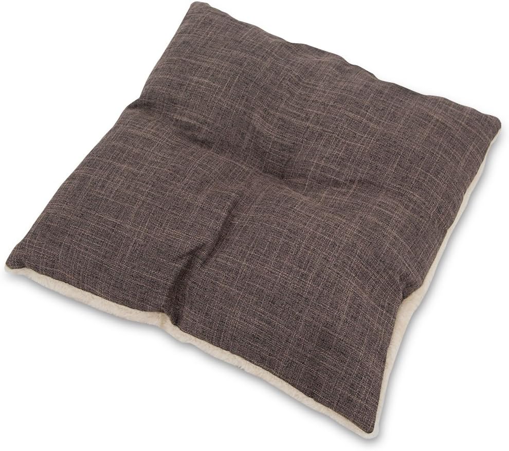Pet Tent-Soft Bed for Dog and Cat by Best Pet Supplies - Brown Linen, 19" x 19" x H:19"