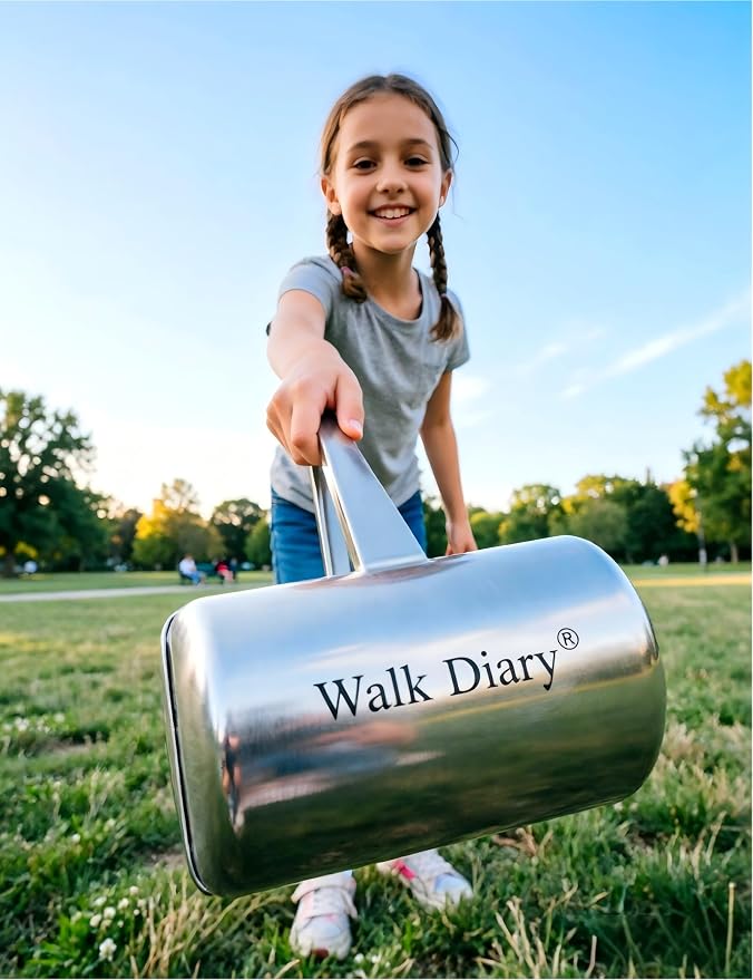 13.5" Stainless Steel Metal Pooper Scooper for Small Dog | Heavy Duty, Very Easy to Use, One-Hand Operation, For Yard & Outdoor Walks, Works on Grass, Gravel, Concrete