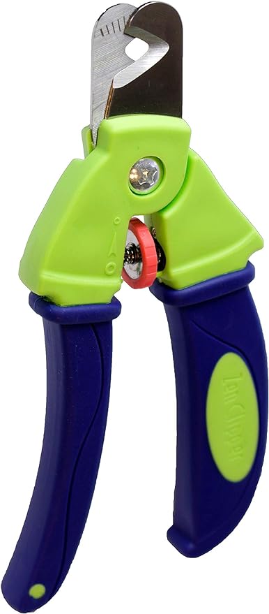 Zen Clipper Precise Dog Nail Clippers - Adjustable Safety Blade, No Overcutting - Stress Free Dog Grooming at Home – Easy to Use Pet Clippers with Sharp Blades for Clean, Splinter Free Cut