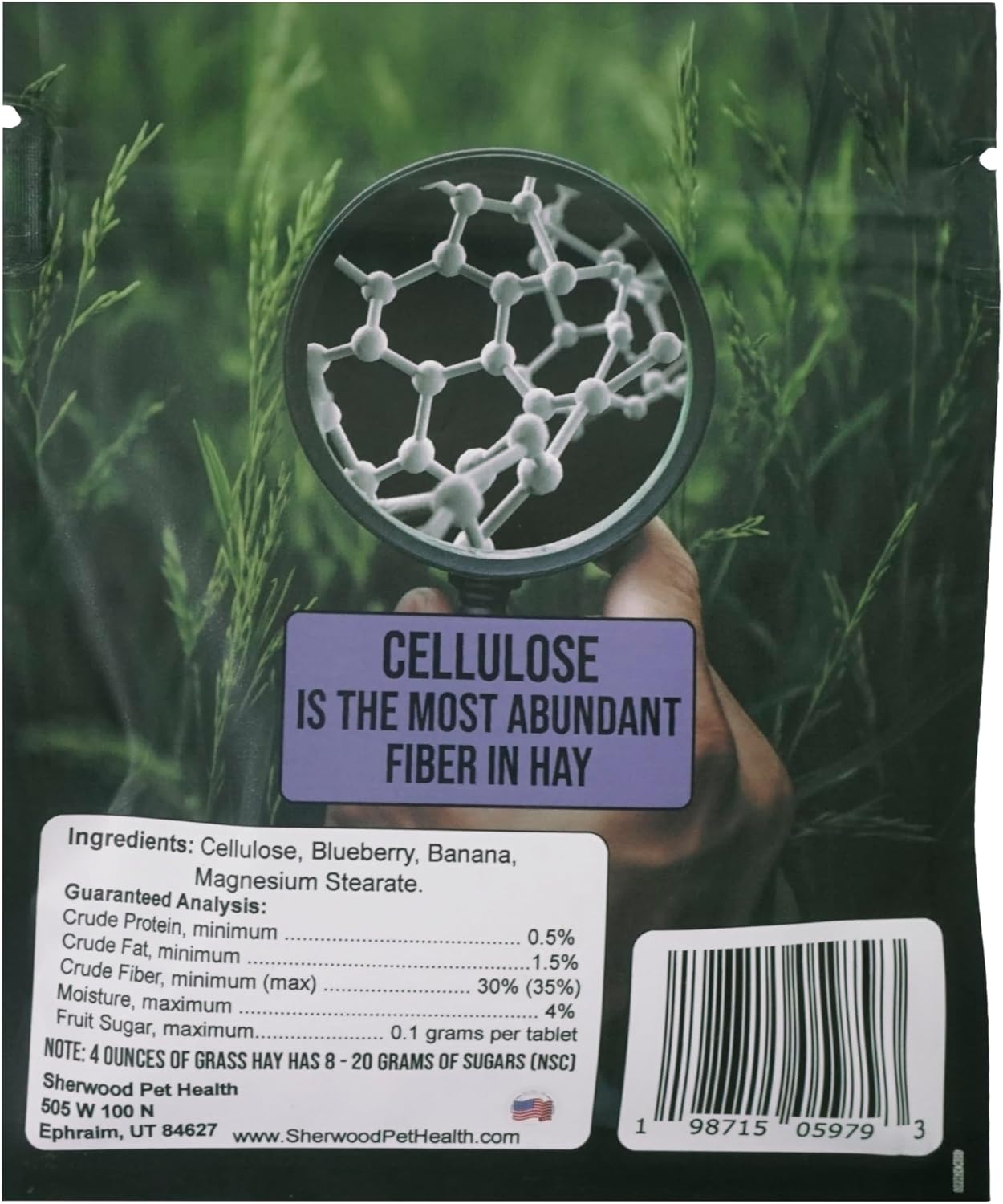 Sherwood Pet Health Snackies for Chinchillas, Rabbits & Guinea Pigs, Grain-Free, Real Fruit, Low Sugar and High in Fiber Treats in Multiple Flavors