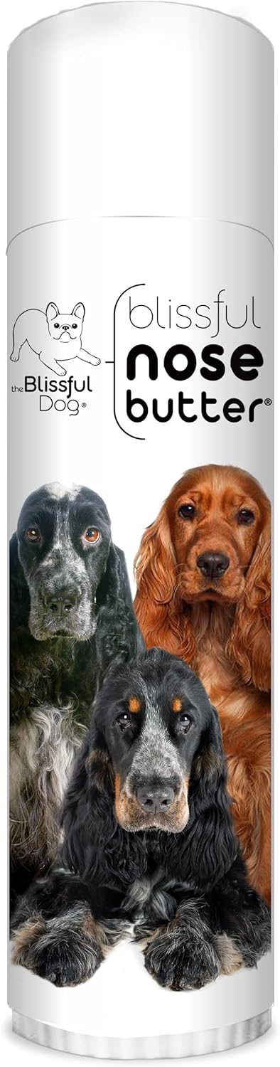 The Blissful Dog English Cocker Spaniel Unscented Nose Butter - Dog Nose Butter, 0.50 Ounce