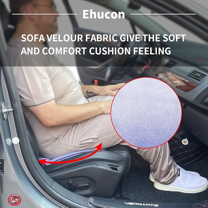 360 Degree Swivel Seat Cushion for Car,Rotating Seat Cushion Pivot Disc Pad for Elderly,Swivel Car Seat Chair Assist to Turning Easily from Bed to Wheelchair