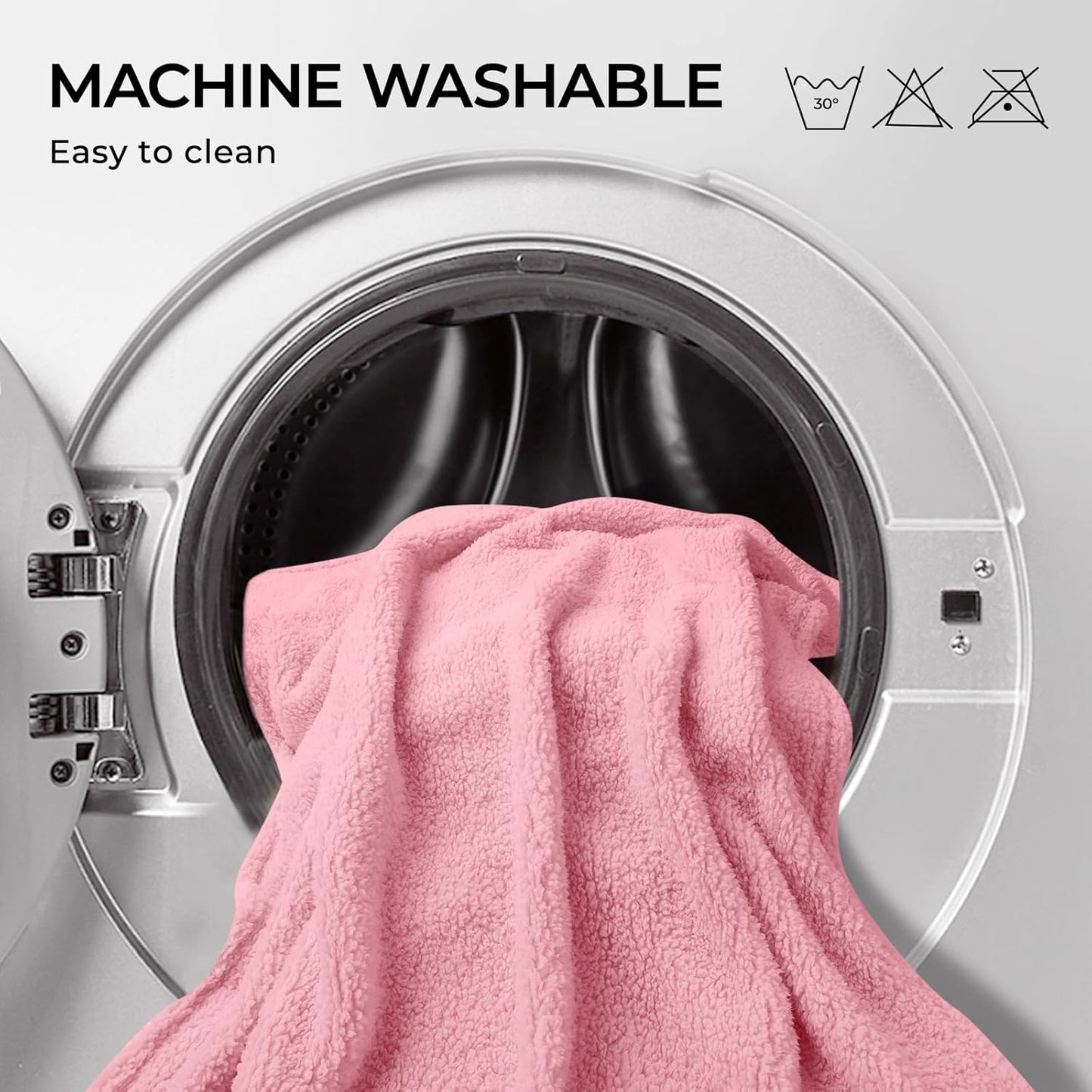 Luciphia 1 Pack 3 Calming Dog Blanket Fluffy Premium Fleece Pet Blankets Soft Sherpa Throw for Dogs Puppy Cat Pink Small (23" x16")