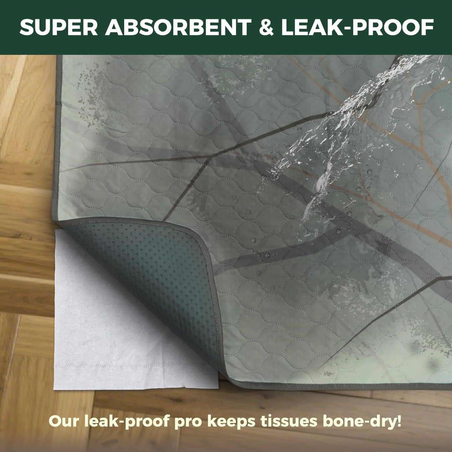 FXW Washable Pee Pads for Dogs, Puppy Pads with Super Absorbent, Specifically Designed for FXW Rollick/Homeplus 32 inch 8 Panels Dog Playpen, 71" Square, Branch, 1 Pack