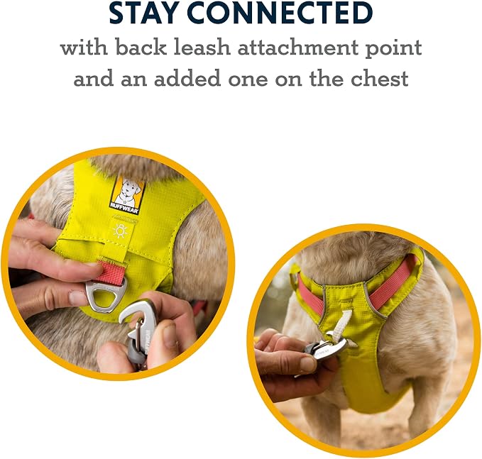 Ruffwear, Hi & Light, Everyday Lightweight Dog Harness, Trail Running, Walking, Hiking, All-Day Wear, Sage Green, Small