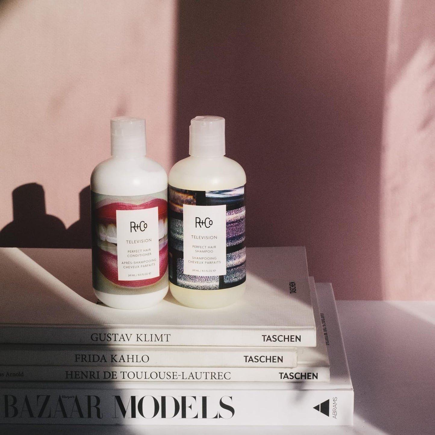 R+Co Television Perfect Hair Shampoo & Conditioner Set + Sample (0.5oz) | Lightweight + Smoothing + Volume | Vegan + Cruelty-Free | 8.5oz (pack of 2)