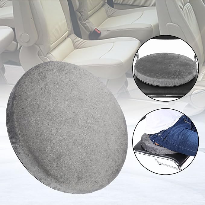 ZJchao Rotating Car Swivel Seat, 360° Rotation Skidproof Car Seat Cushion Convenient for Pregnant Women or People with Reduced Mobility, Sitting or Standing, Comfort Antiskid Office Home