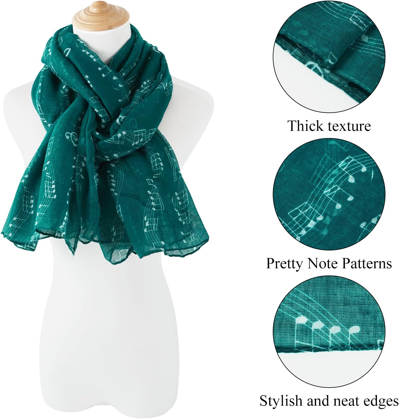 E-Clover Fashion Scarf for Women Lightweight Scarves Shawl Wrap for Spring/Summer Winter