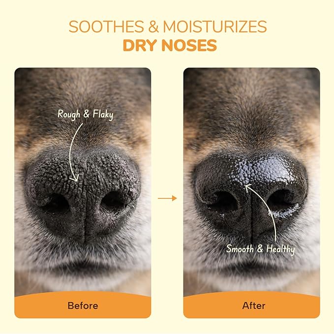 Lick-Safe Dog Paw & Nose Balm | 2.1 oz All Natural Wax with Coconut Oil & Shea Butter | Winter Snow, Road Salt & Hot Pavement Protector | Moisturizer & Soother for Dry, Cracked Pads & Snouts