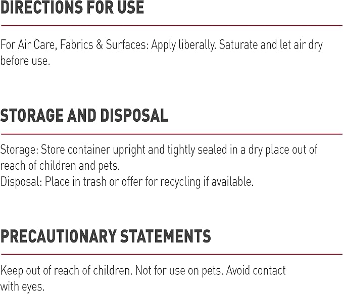 Nature's Miracle Air Care, Fabric and Surface Spray Aloe Rain Scent Pet Odor Eliminator Deodorizer, 24 fl. oz.