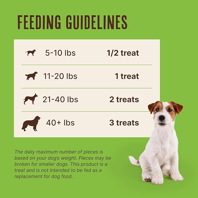 Waggin' Train Chicken Jerky Dog Treats, Made with 100% Real Chicken Breasts, Only Two All-Natural Ingredients, Great High Protein Dog Treat, Easily Digestible for Big or Small Dogs, 18 oz. Pouch