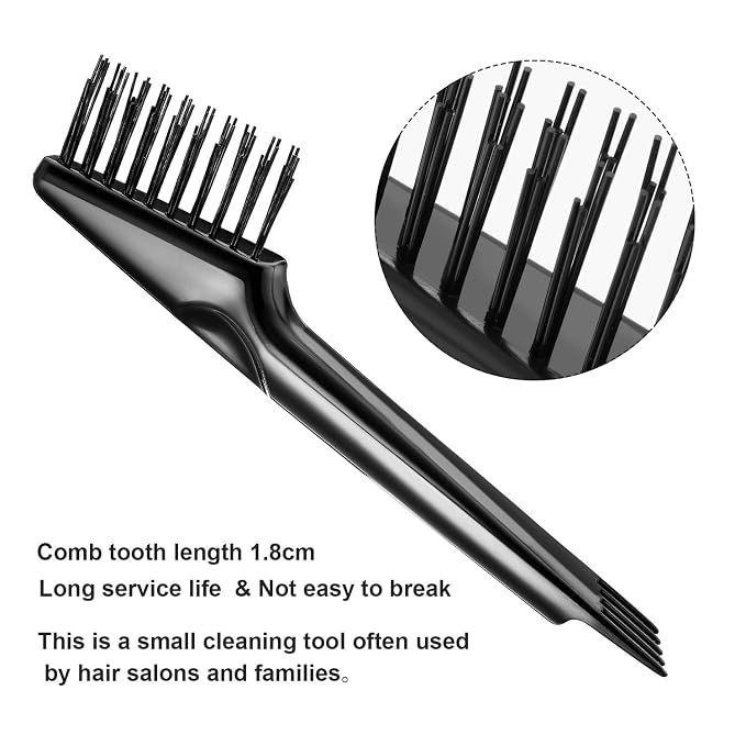 Yaomiao Hair Brush Cleaner Tool 2 Pack - 2-in-1 Dual Edge Hairbrush Cleaning Tool for Removing Hair, Dust & Lint from Brushes and Combs - Brush Cleaner for Home & Salon Use