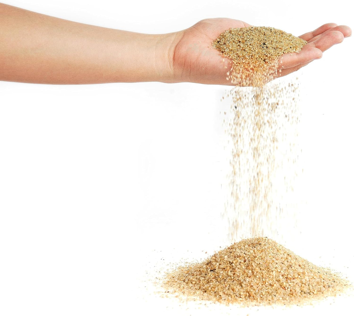 LANDEN Namale Aquarium Sand 22 lbs (6L), Super Natural for Aquarium Landscaping, Cosmetic Sand for Plant Tank, Fine Grain Natural Color River Sand for Freshwater or Blackwater Biotope Tank