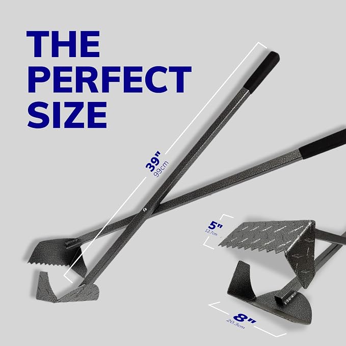 ActiveDogs Dog Pooper Scooper, Heavy Duty Powder Coated Dog Scoop | With Powder Coated Teeth For Easy Cleanup On Grass, Gravel And Uneven Ground