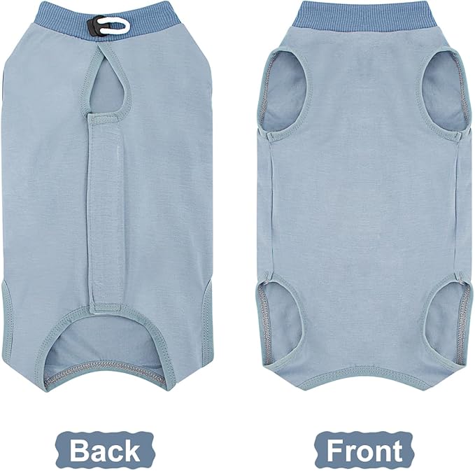 Coppthinktu Cat Recovery Suit for Abdominal Wounds or Skin Diseases, Cat Onesie for Cats After Surgery Female Kitten Recovery Suit, Breathable E-Collar Alternative After Spay Anti Licking ﻿