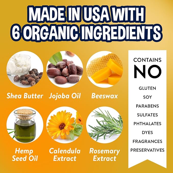 Bodhi Dog Paw Balm - Lick Safe - USDA Organic Paw Butter - Natural Paw Moisturizer Heals Dry, Cracked Paw Pads - Winter Protection - Pet Paw Balm for Dogs & Cats - Better than Paw Cream, Paw Wax (2oz)