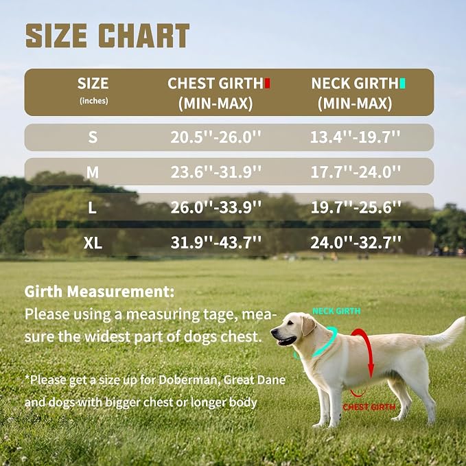 AUROTH Dog Harness and Leash Set for Medium Sized Dog, No Pull Dog Vest | with 5.25FT Dog Leash, Breathable Soft Padded, No choke, Reflective Tactical, Easy to Put on & Take Off - Desert Camo Medium
