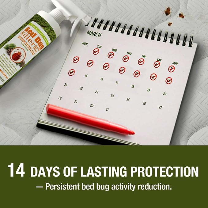 EcoVenger Bed Bug Killer with Remote Sprayer 1 Gal - Kills 100% All Stages on Contact- Kills Resistant Bugs- Kills Eggs- 14 Day Residual Protection- Non-Toxic- Child & Pet Friendly