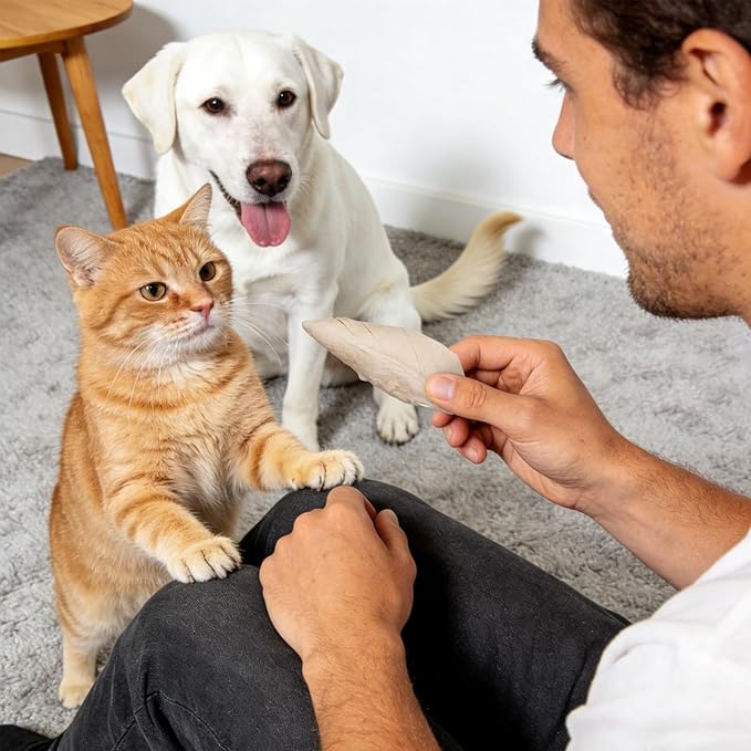 MON2SUN Freeze Dried Chicken Breast Dog & Cat Treats - Whole Cut, Single Ingredient, High Protein, Grain & Gluten Free, for Training Chew or Topper, 9.2oz