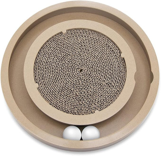 Best Pet Supplies Catify Cat Scratcher, Fun Interactive Scratchers, Posts, Poles, Claw Safe, Furniture Saver Indoor Play Support Natural Cat Behaviors Heavy Duty - Scratch & Spin
