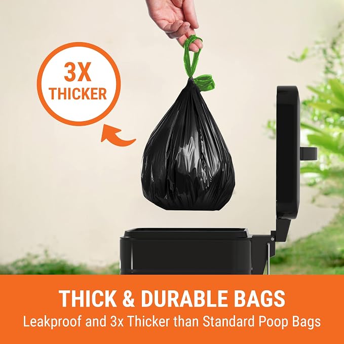 Pupzle Dog Pooper Scooper with Bag Attachment, 40" Long Handle | Dog Poop Scoop for Yard, Large Capacity Swivel Bin and Rake Pooper Scooper, Lavender Scented Bags for Large Dogs (Green)
